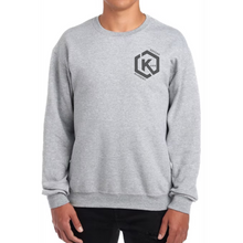 Load image into Gallery viewer, Khan Soccer Academy - Pocket Logo Gray Sweatshirt