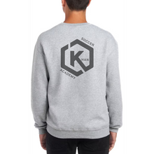 Load image into Gallery viewer, Khan Soccer Academy - Pocket Logo Gray Sweatshirt