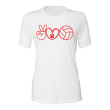 Load image into Gallery viewer, Peace, Love, Volleyball - Heritage