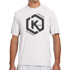 Khan Soccer Academy - Large Logo White Tshirt