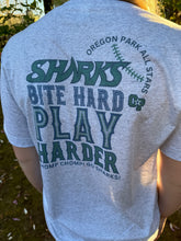 Load image into Gallery viewer, SHARKS - Bite Hard Play Harder
