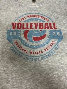HMS 2025 Volleyball District Runners Up