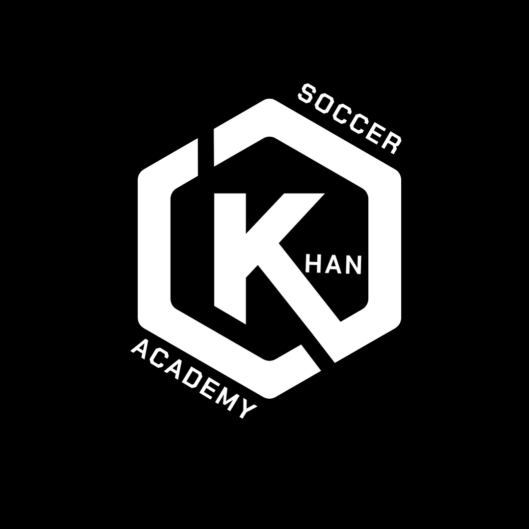 Khan Soccer Academy - YOUTH Large Logo Black Long Sleeve