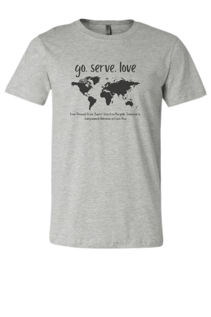Pleasant Grove Mission Gray Shirt