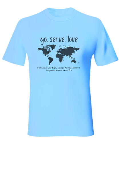 Pleasant Grove Mission Columbia Blue Tshirt
