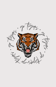 Go Tiger Shirts - Oatmeal
