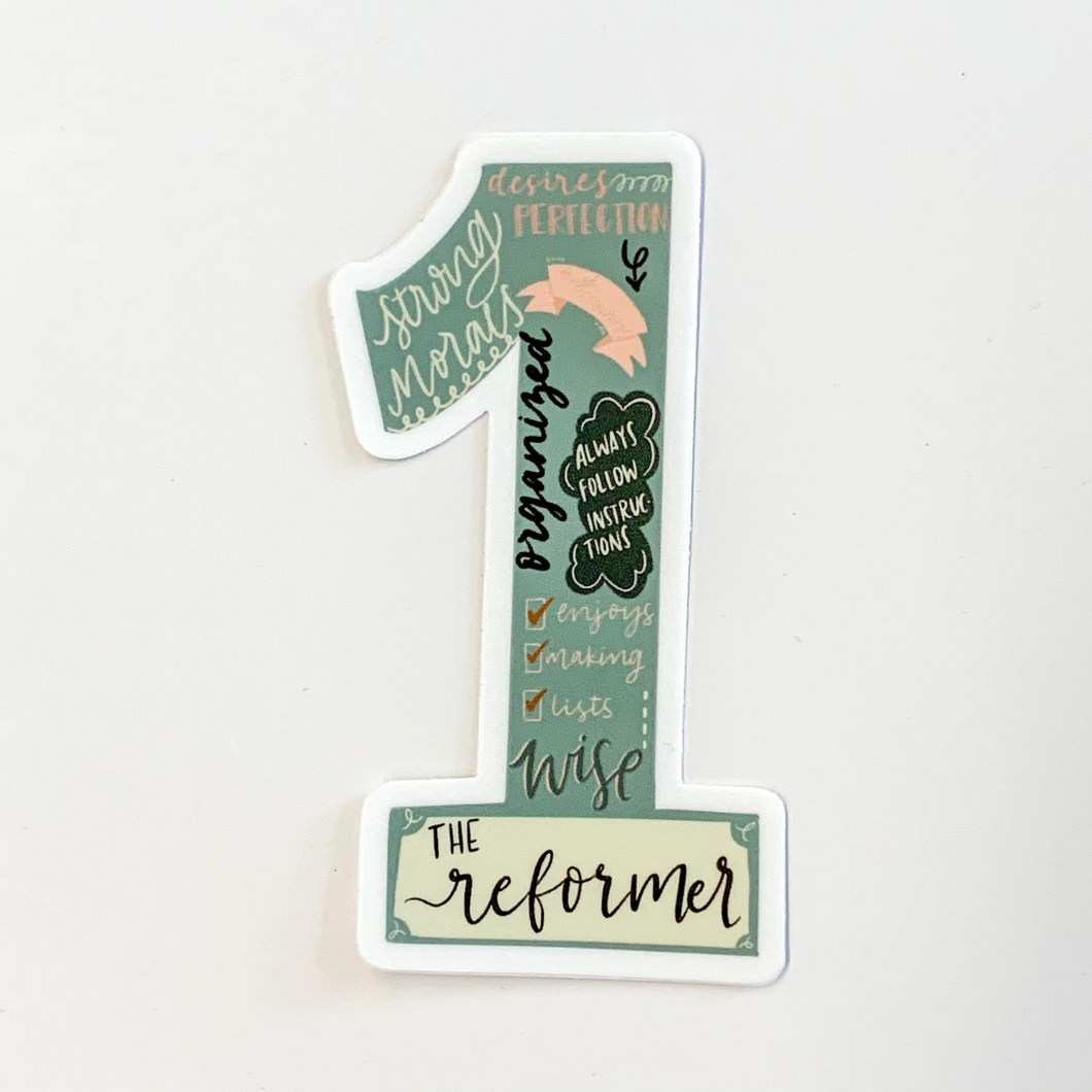 Type 1 Enneagram Sticker