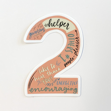 Load image into Gallery viewer, Type 2 Enneagram Sticker
