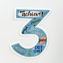 Load image into Gallery viewer, Type 3 Enneagram Sticker
