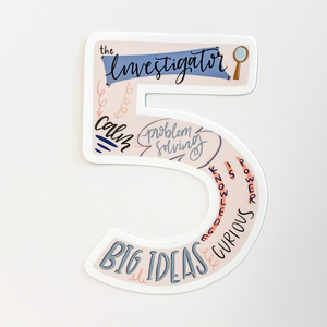 Type 5 Enneagram Sticker