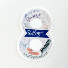 Load image into Gallery viewer, Type 8 Enneagram Sticker
