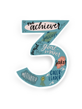 Load image into Gallery viewer, Type 3 Enneagram Sticker

