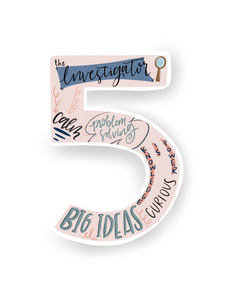 Type 5 Enneagram Sticker