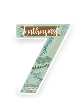 Load image into Gallery viewer, Type 7 Enneagram Sticker
