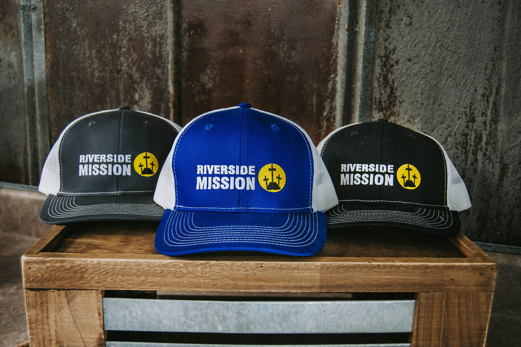 Riverside Mission Hat with yellow/black Cross – Wavelet Designs