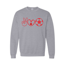 Load image into Gallery viewer, Peace, Love, Soccer - Heritage
