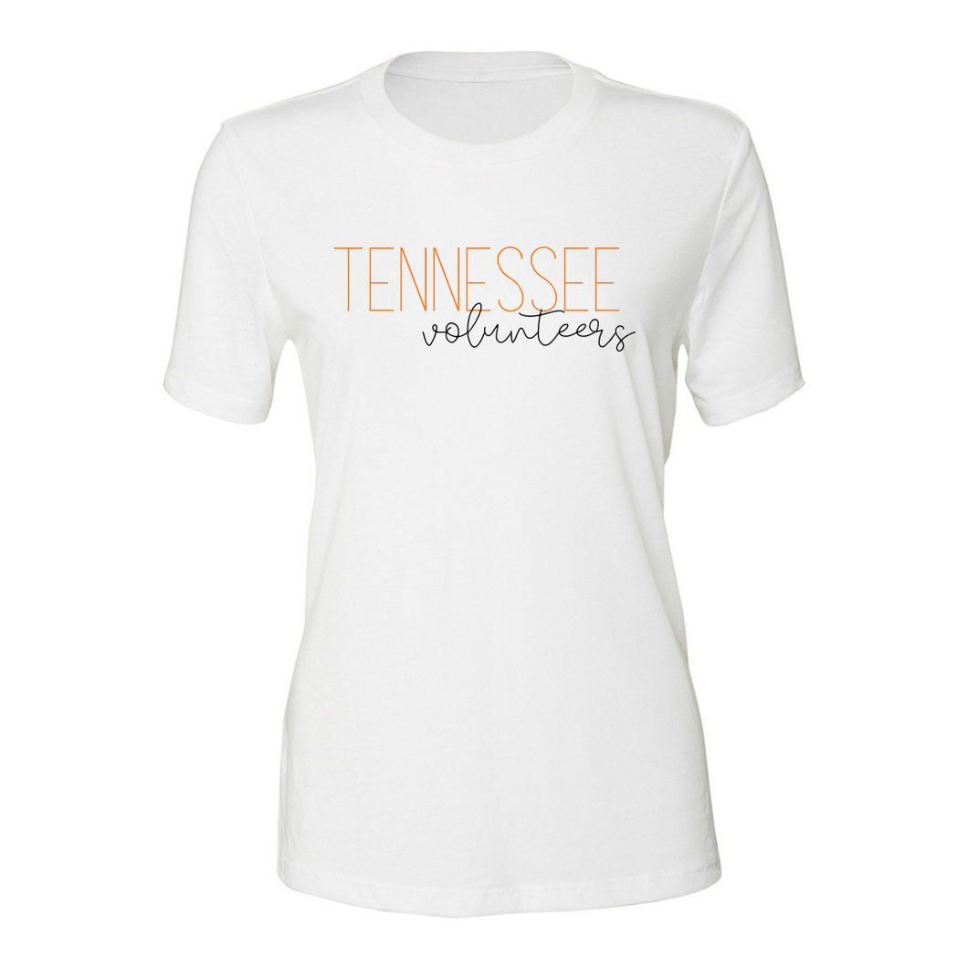 Tennessee Volunteers Shirt - Cursive Design