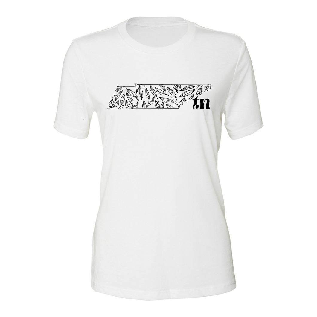 TN State Shirt - Floral Design