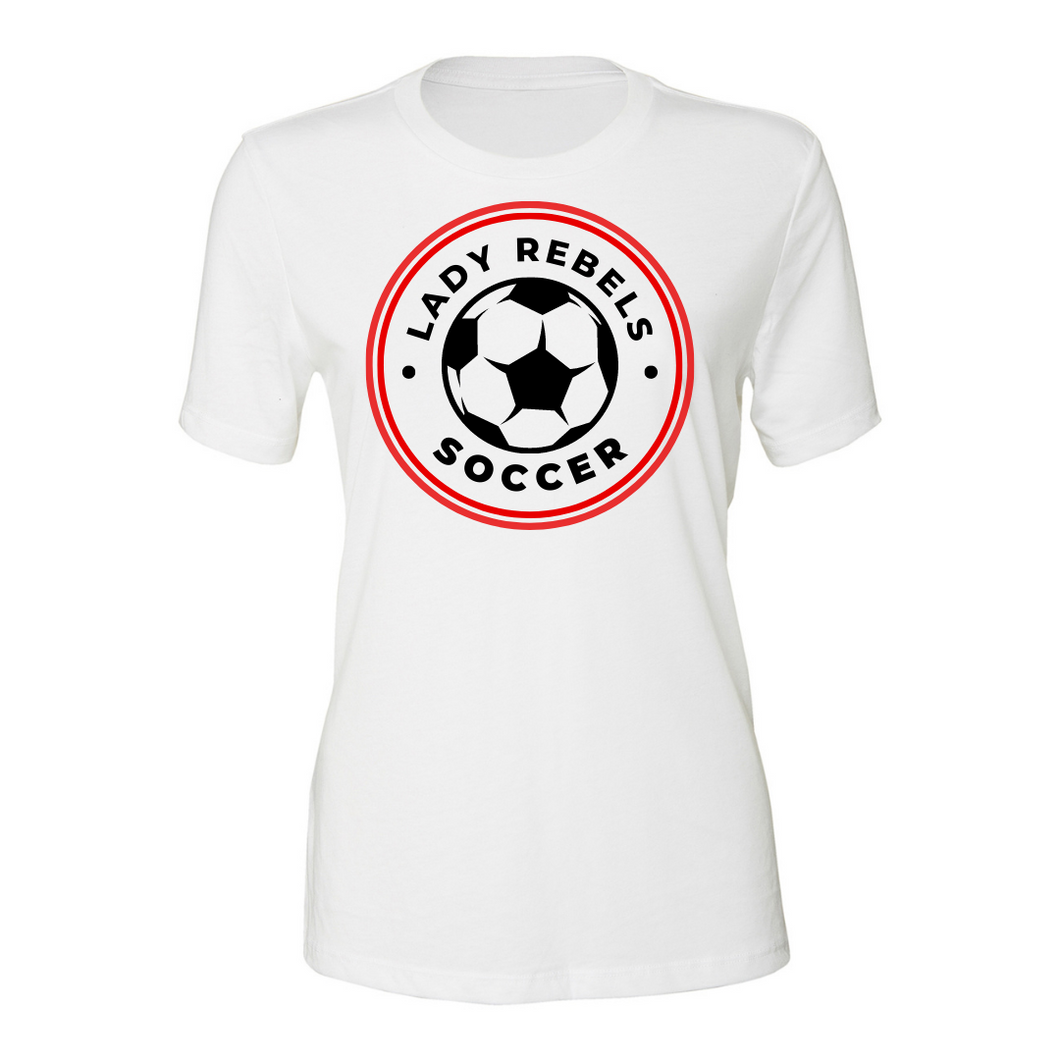 Lady Rebels Soccer - Circle Design