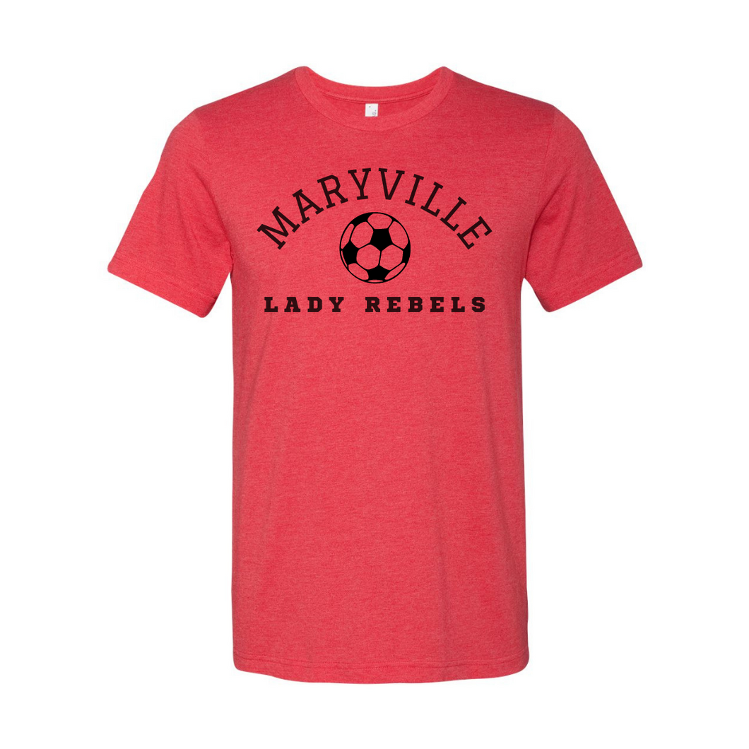 Maryville Lady Rebels Soccer - Black Design