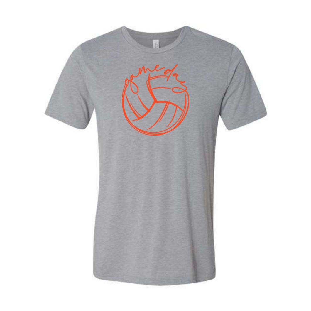 Volleyball Gameday Shirt - Orange Design