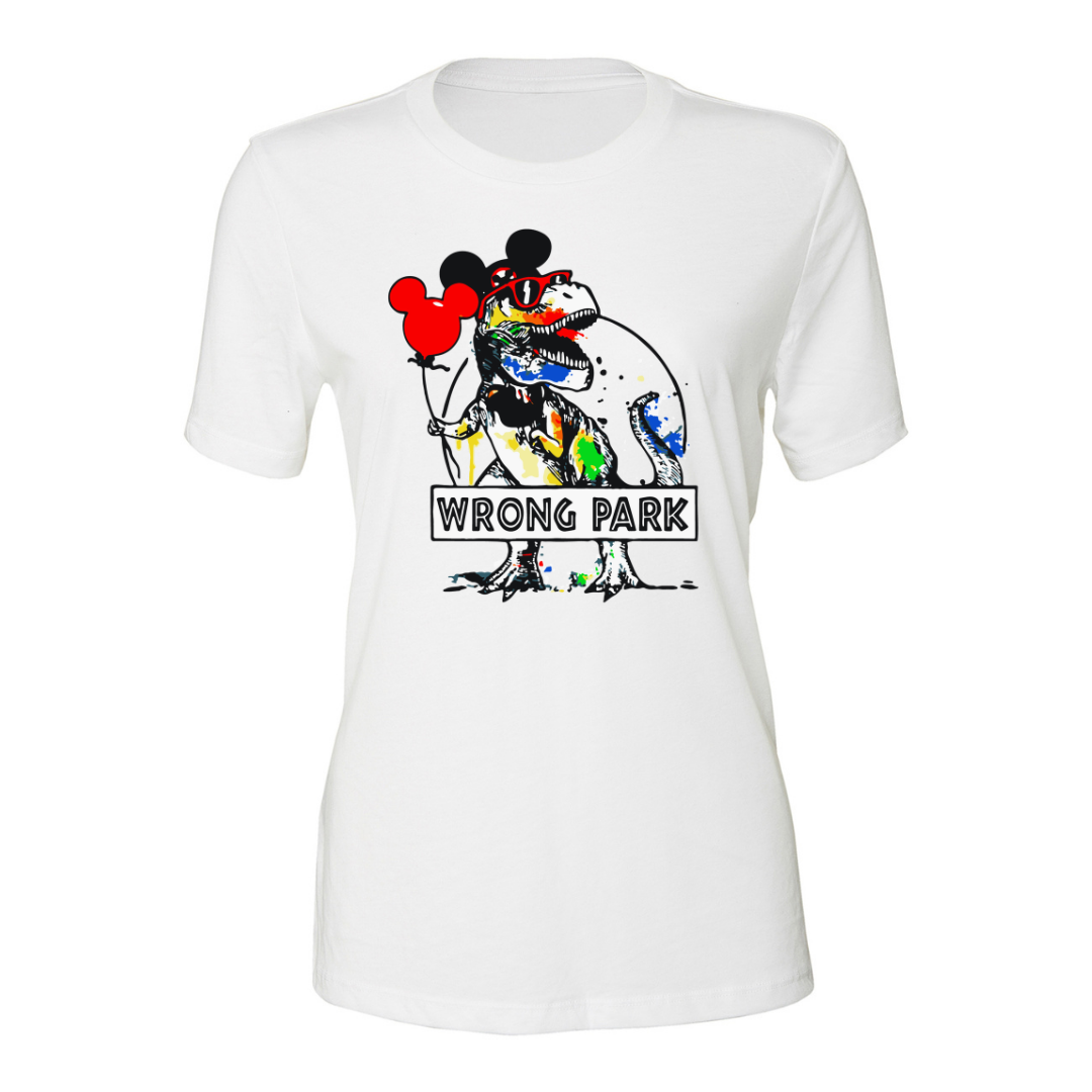 Wrong park best sale disney shirt