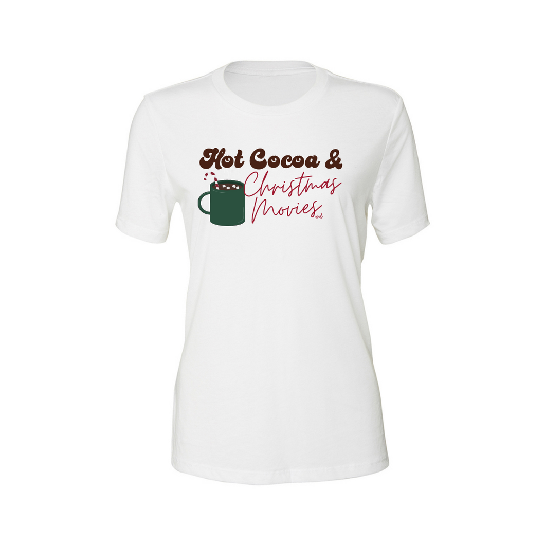 Hot Cocoa & Christmas Movies Shirt